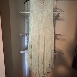 Mint Green Swim Cover Up Dress